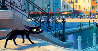 Pixar анонсировала мультфильм Gatto о черном коте в Венеции: настоящее киношное путешествие.