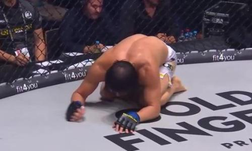 Жалгас Жумагулов стал первым казахстанским чемпионом в лиге Oktagon MMA